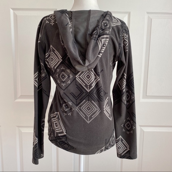 Columbia Gray Snowflake Fleece Hoodie - Picture 3 of 5